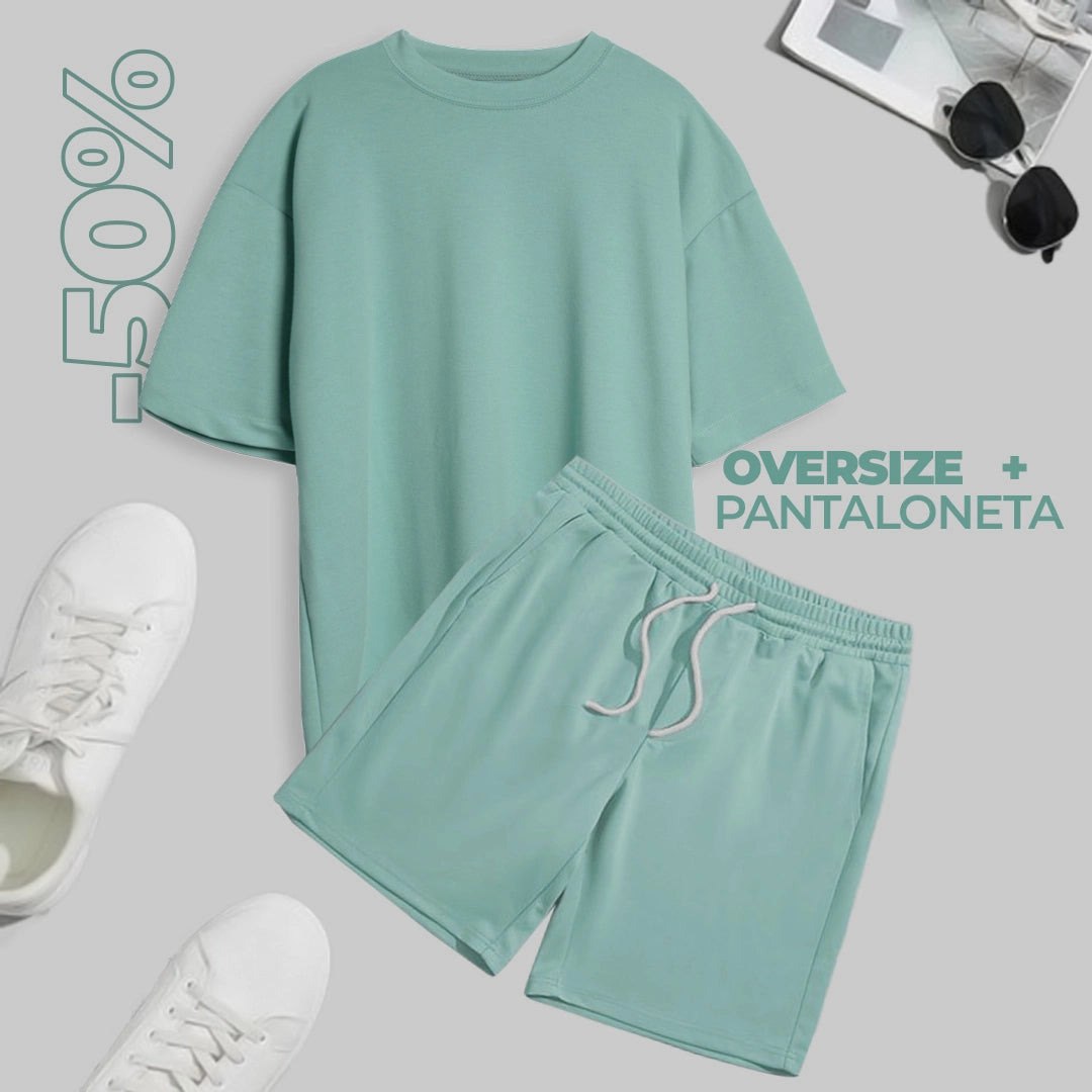Pantaloni Hubertus Oliva - Tela Oversize Per Outdoor