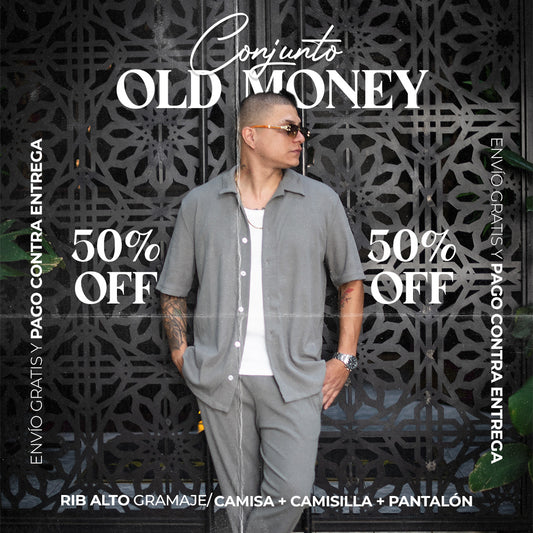 CONJUNTO RIB PREMIUM / PANTALON + CAMISA + CAMISILLA