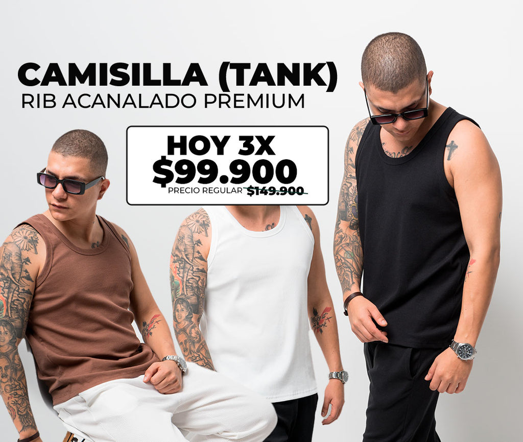 Camisilla TANK Pack 3